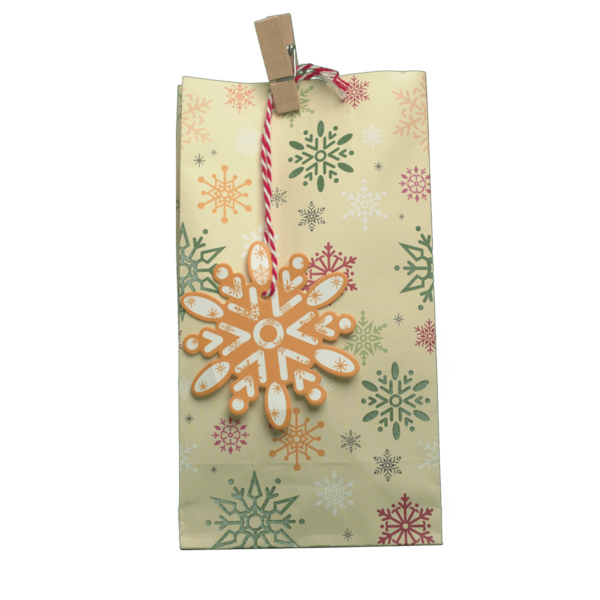 Božične vrečke s ščipalko in okrasom